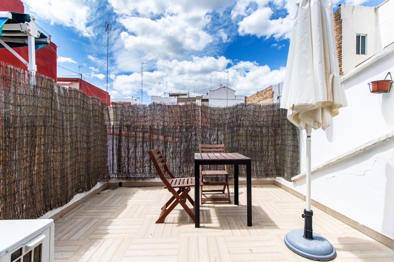Estudio Para Parejas Con Terraza En La Playa Valensiya Dış mekan fotoğraf